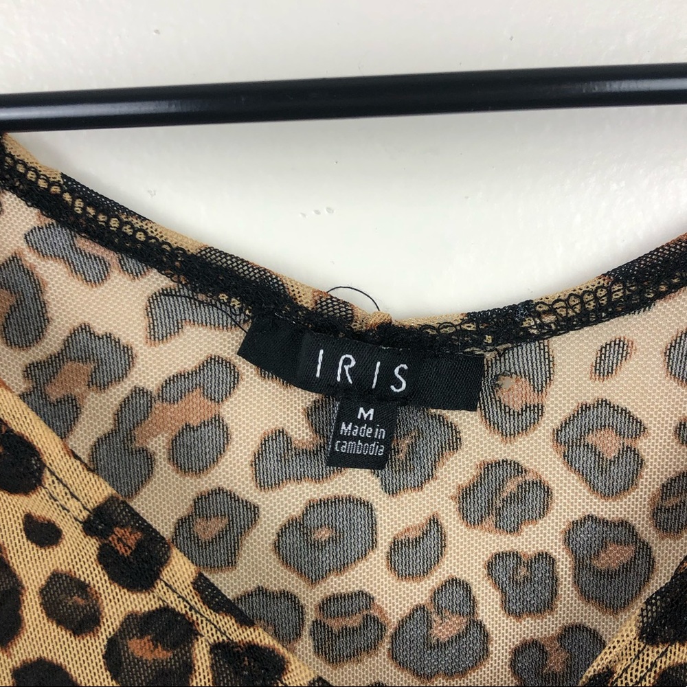 Iris Leopard Print Beautiful Bodysuit - Picture 5 of 5
